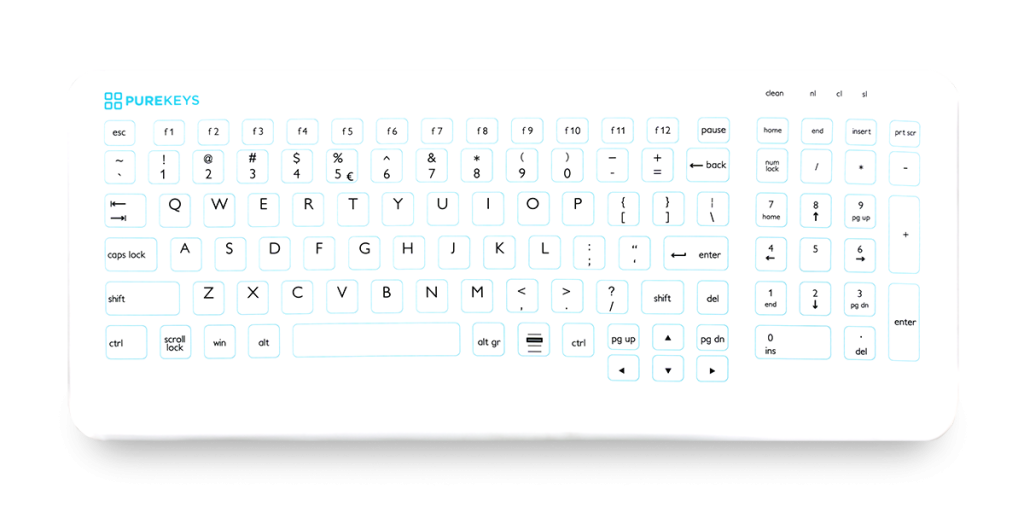 Medical Keyboard Compact Purekeys Medical Keyboards