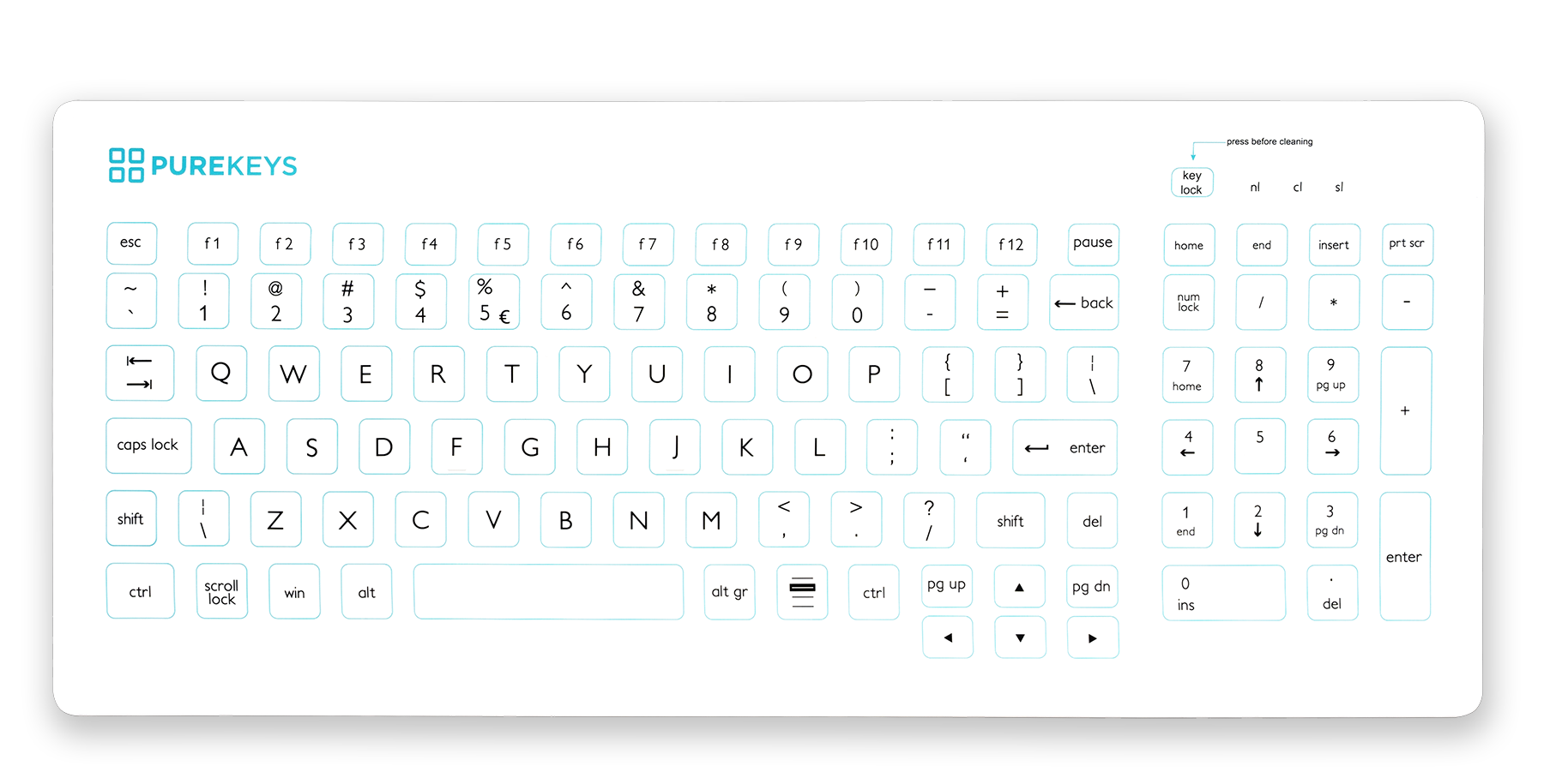 Purekeys Compact FA Keyboard