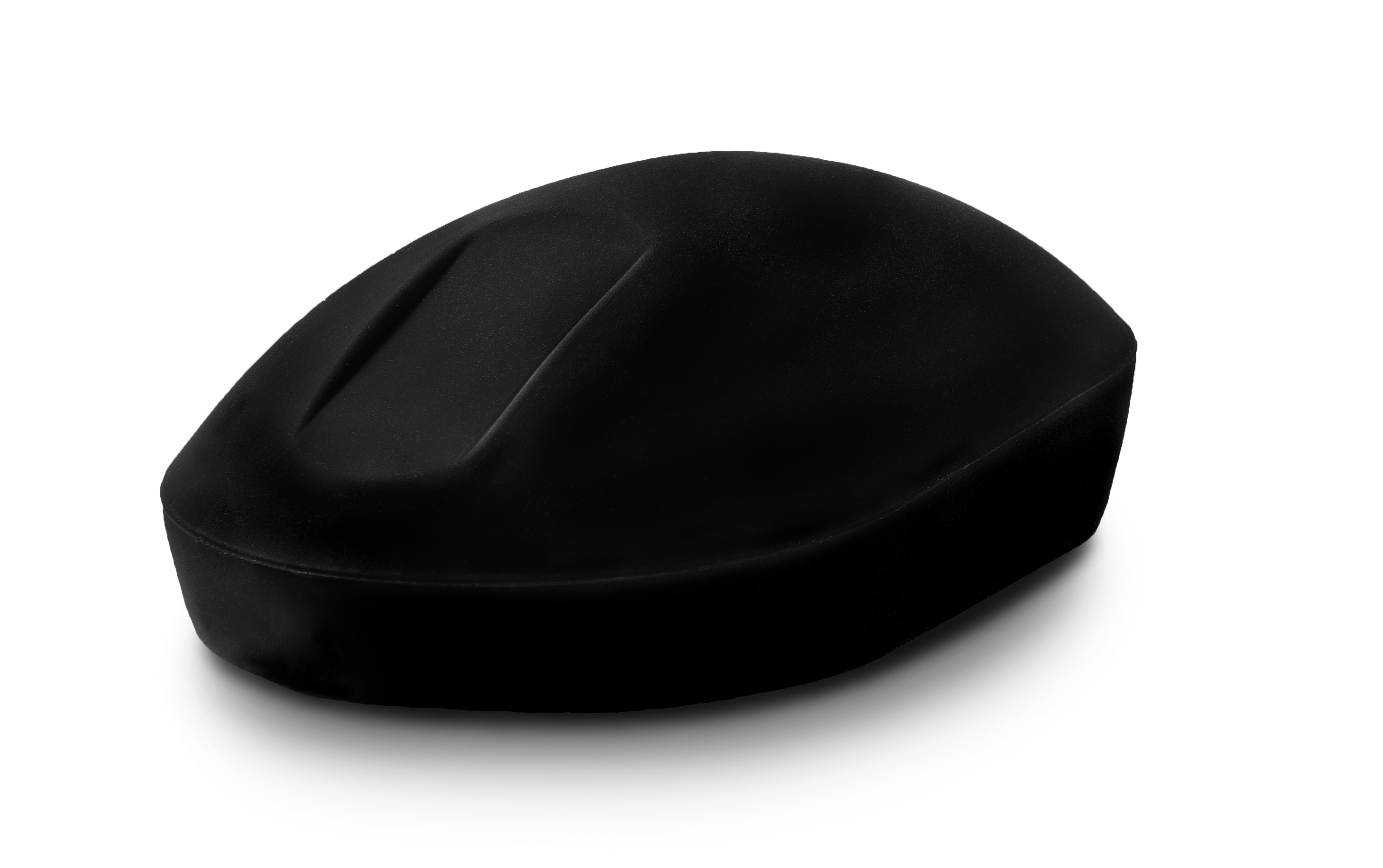 Wireless black mouse angle