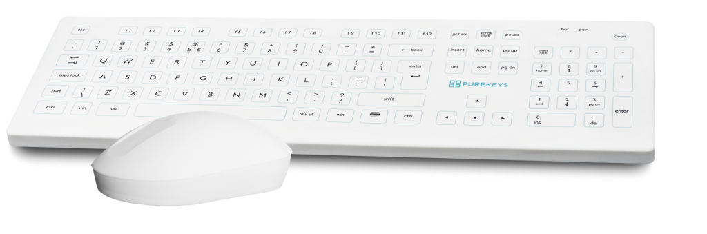 Clavier compact Purekeys filaire BLANC- FRANCAIS – PUREKEYS